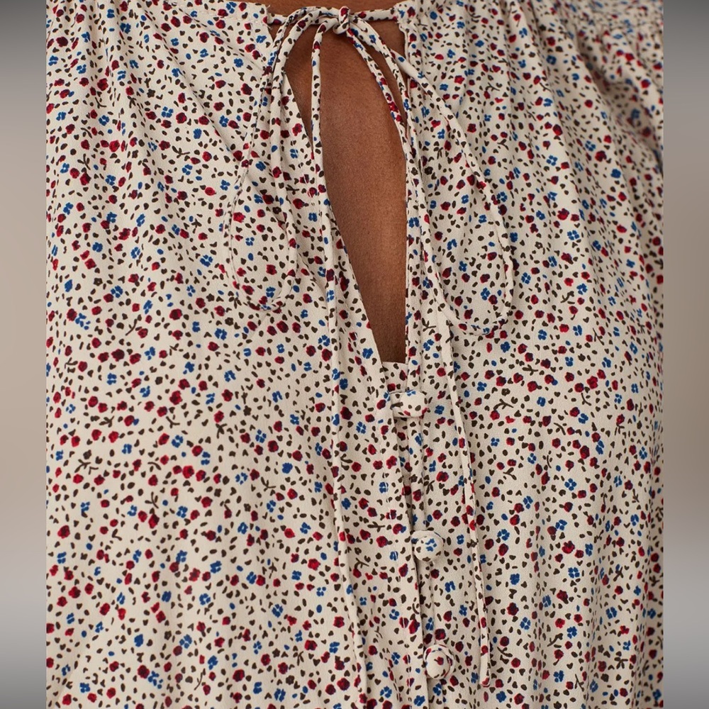 Sweet Baby Jamie Ditsy Midi Dress - Picture 6 of 6